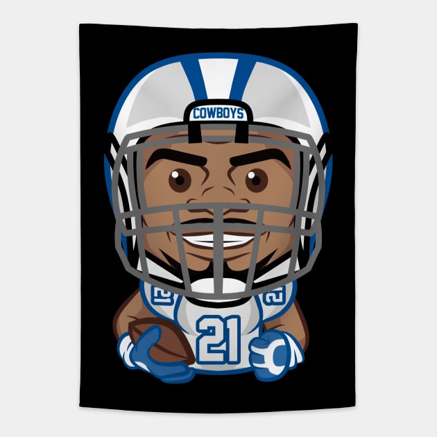 Ezekiel Elliott Tapestry by Mudahan Muncul 2022