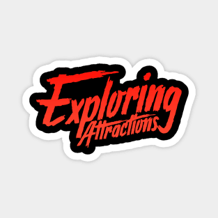 Exploring Attractions HAUNT Season Logo Magnet