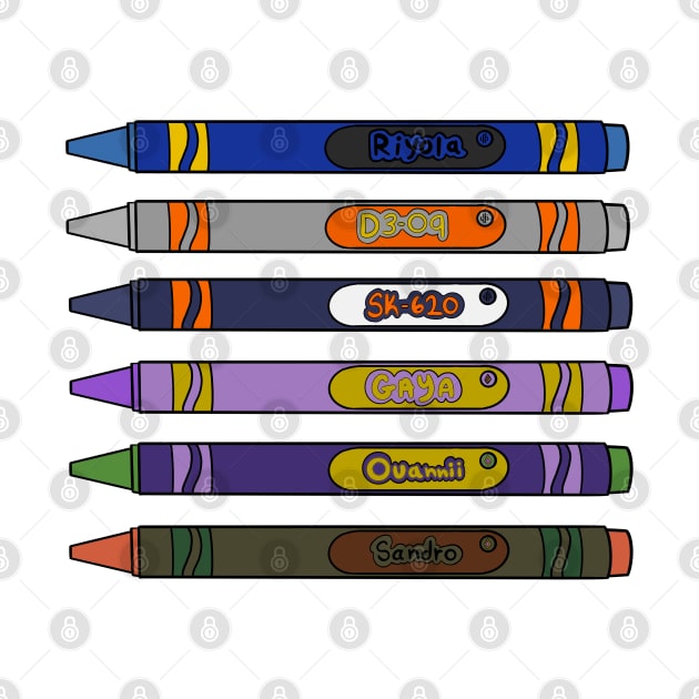 Cruiser crayons by Bushrat23