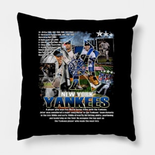 Derek Jeter Stats Pillow