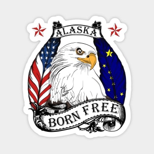 USA Alaska Eagle - Born Free Magnet