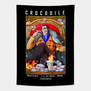 Desert King Crocodile Tapestry