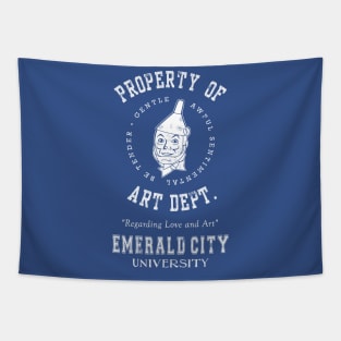 Art Dept. | Emerald City University | Tin Man Tapestry