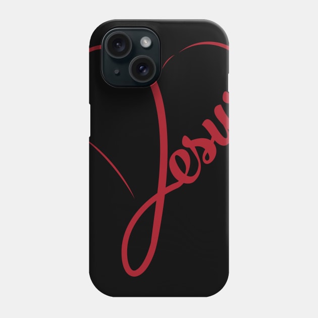 Jesus Phone Case by Litho