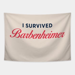 I survived Barbenheimer Tapestry