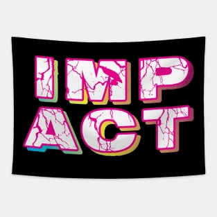 Impact - Motivational - One word quote Tapestry