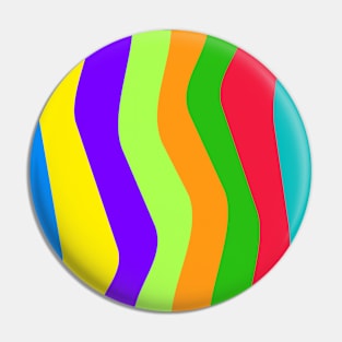 colorful rainbow stripe pattern Pin