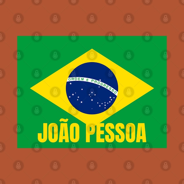 João Pessoa City in Brazilian Flag by aybe7elf