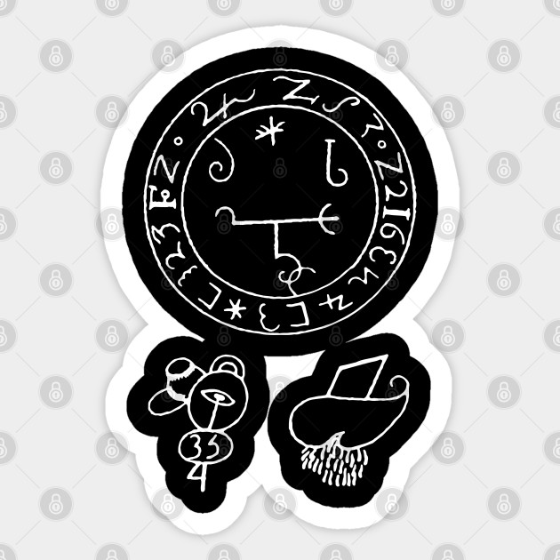 Wallpaper Beelzebub Sigil From Grimoirum Verum Beelzebub Sigil From Grimoirum Verum Sticker Teepublic For Android