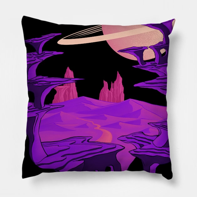 Book of psychedelic world Pillow by Fedinson_Merch