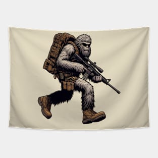Tactical Bigfoot Tapestry