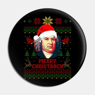 Johann Sebastian Bach Merry Christbach Pin