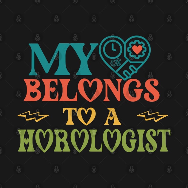 My heart belongs to a Horologist by Prints.Berry