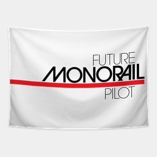 Future Monorail Pilot Tapestry