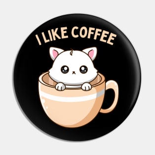 I like Coffee First Cute little cats I need coffee addict This Girl Runs On Caffeine And Sarcasm Pin