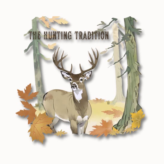 The Hunting Tradition - Deer with shadow by Mill Creek Designs