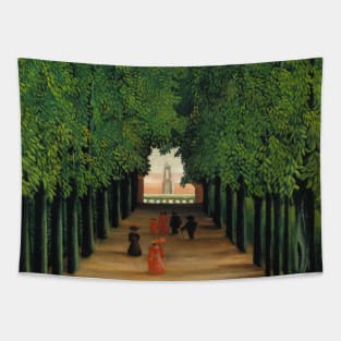 The Avenue in the Park at Saint Cloud by Henri Rousseau Tapestry