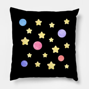 Outer Space Planets and Stars Pillow