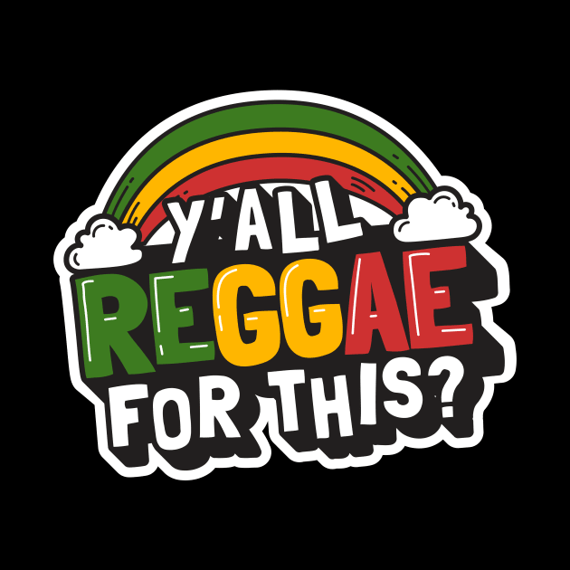 Cute Reggae Music Rainbow, Y'all Reggae for this? by emmjott