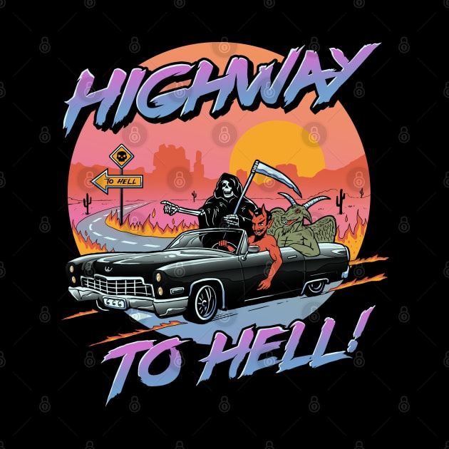 Highway to Hell by Vincent Trinidad Art