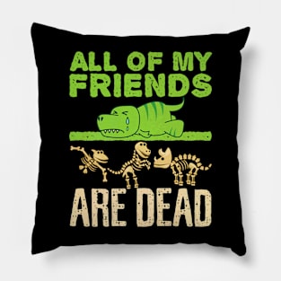 Dead Dinosaur Pillow