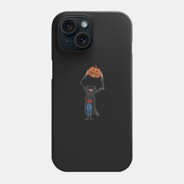 Pumpkin head Phone Case by JP