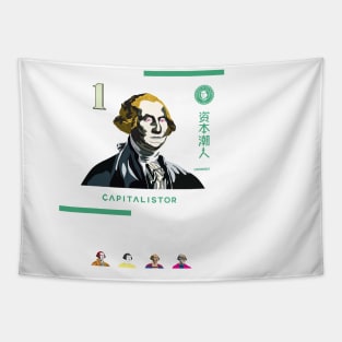 USD000001 - George Washington with Pink Eyes T-Shirt Series 5 Tapestry