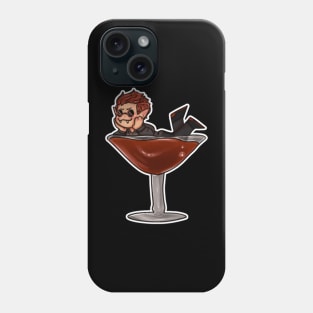 Demon in a cup Phone Case