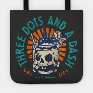 Three Dots and a Dash Tiki Bar Tote