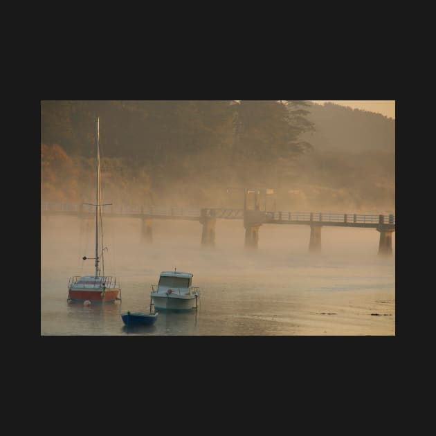 Le Conquet - La passerelle dans la brume by rollier