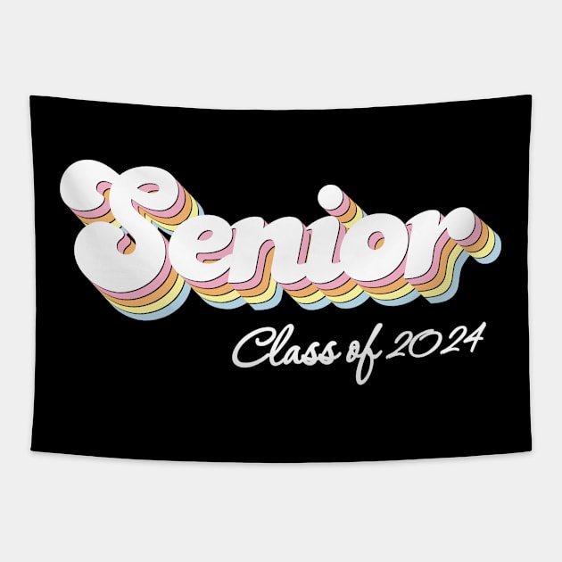 Senior 2024 | Graduation Shirt Gift | Class Of 2024 Senior Graduates | Senior 2024 Shirt Tapestry by MerchAndrey