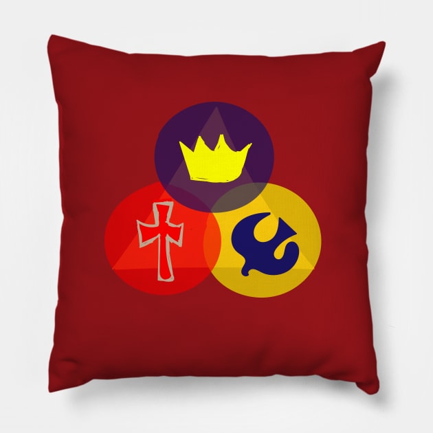 Holy Trinity Sign Pillow by FlorenceFashionstyle