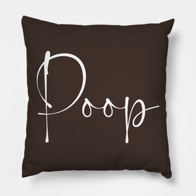 poop Pillow by Eugene and Jonnie Tee's