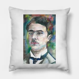 FERNANDO PESSOA - watercolor portrait .4 Pillow