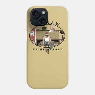 motorcycle garage Phone Case