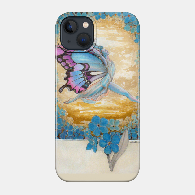 Forget Me Not Fairy - Fairy - Phone Case