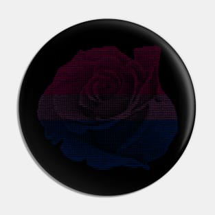 Bi pride ascii rose Pin