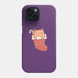 Christmas kitty parade Phone Case