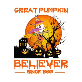 great pumpkin believer since 1997 AKITA INU T-Shirt