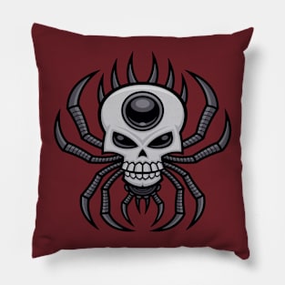 Skull Spider Pillow