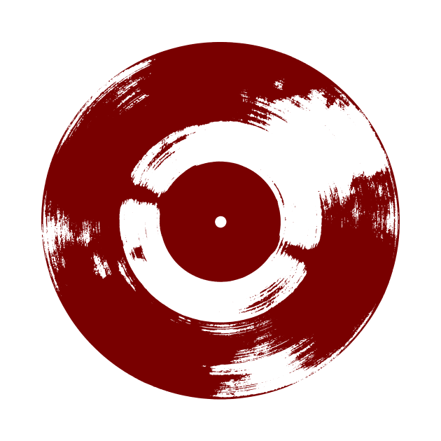 Retro Vinyl LP Record Graphic by Spindriftdesigns