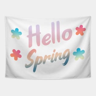 Hello Spring Colorful - Light ver. Tapestry