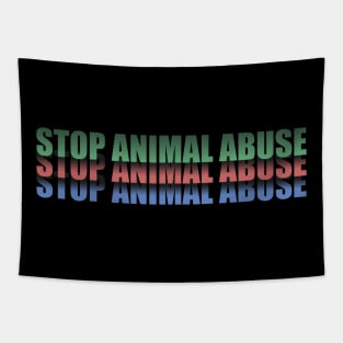 Stop Animal Abuse Tapestry