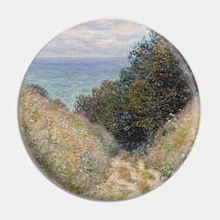 Road at La Cavee Pourville by Claude Monet Pin