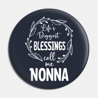 nonna with a circle Pin