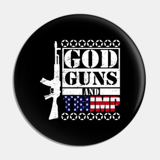 God Guns Trump Pin