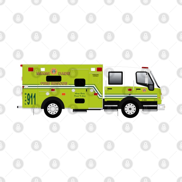 Miami Dade Fire Rescue Ambulance Florida (Spartan Furion) by BassFishin