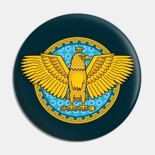 Imperial Gold Eagle Shield Pin