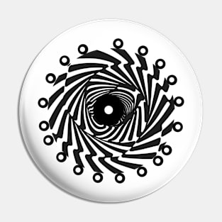 Optical illusion Pin