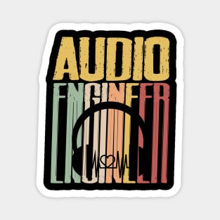 Sound Engineer Gifts | Audio Engineer Audio Guy Magnet